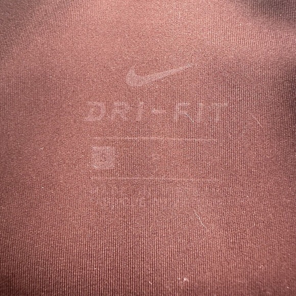 Nike Dri-Fit High Waist Maroon Leggings‎ cropped Womens Small - Picture 11 of 12